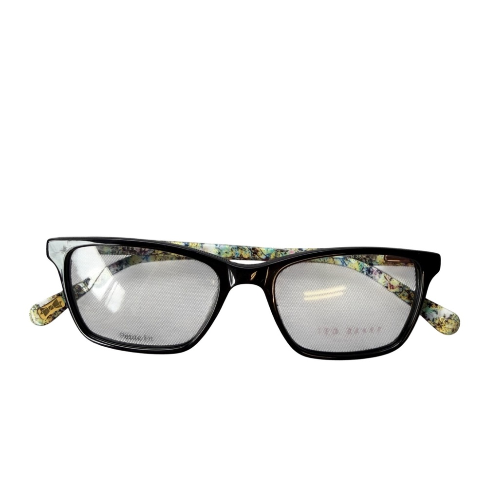 Ted Baker B723 Eyeglasses Women 50-16-140 Black Floral Petite Fit Frame Only